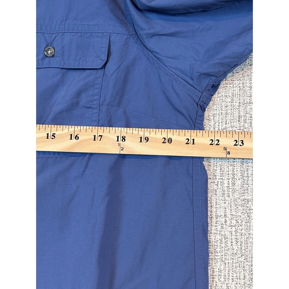 NWT Eddie Bauer Women Blue Mountain Ripstop L/S Top UPF 50+ Classic Fit Large - Picture 9 of 12
